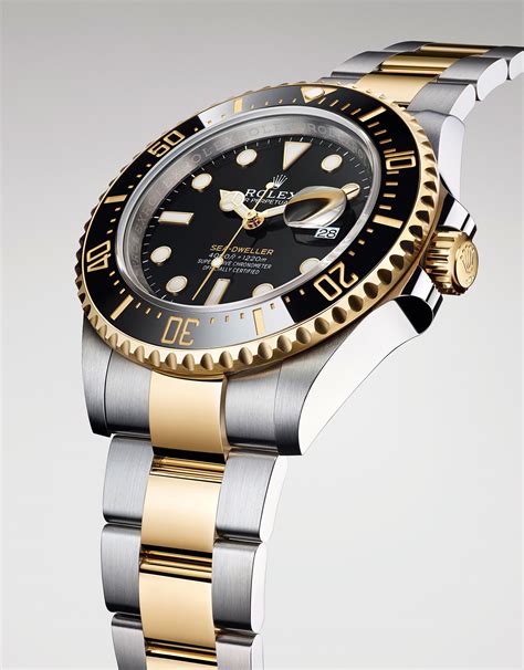 rolex sea dweller bicolor|rolex sea dweller price new.